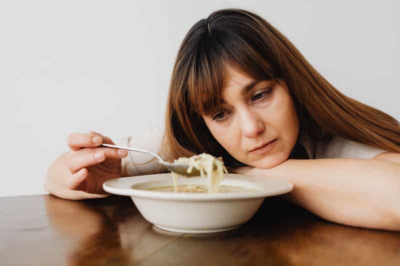 woman eating