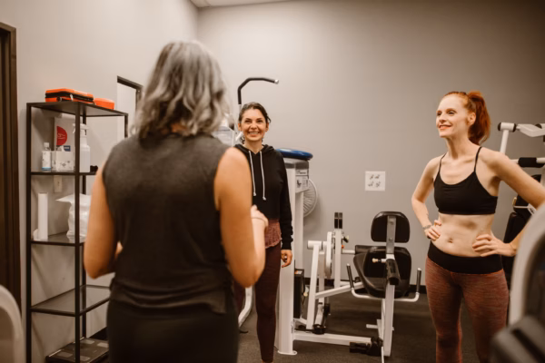 women working out at gym